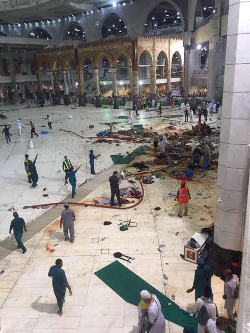 سعودی عرب : حرمِ پاک میں کرین گرنے سے سینکڑوں شہادتیں