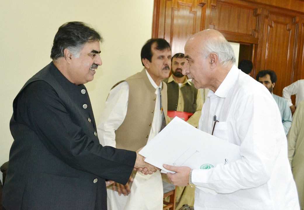نواب ثناءاللہ زہری وزیراعلیٰ بلوچستان کے لئے نامزد