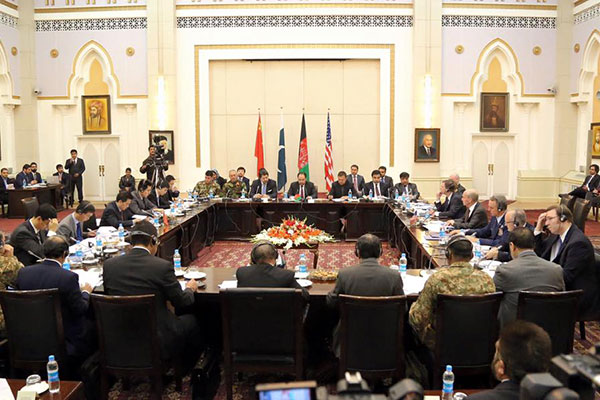 افغان حکومت اور طالبان مذاکرات رواں ماہ کے اختتام پر متوقع، چار ملکی بیٹھک کا اعلامیہ جاری