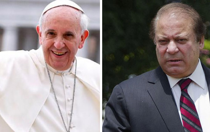 ممتاز قادری کی پھانسی کے بعد پوپ کو پاکستان دورے کی دعوت !نواز شریف کے تابڑ توڑ اقدامات