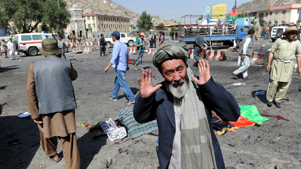 کابل میں مظاہرے کے دوران دھماکا، 61 ہلاک، 207 زخمی