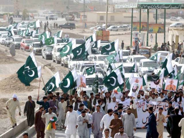 بھارتی دراندازی کے شکار بلوچستان میں بھی بھارت مخالف مظاہرے