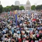 جاپان میں جنگوں کے خلاف عوام سڑکوں پر نکل آئے