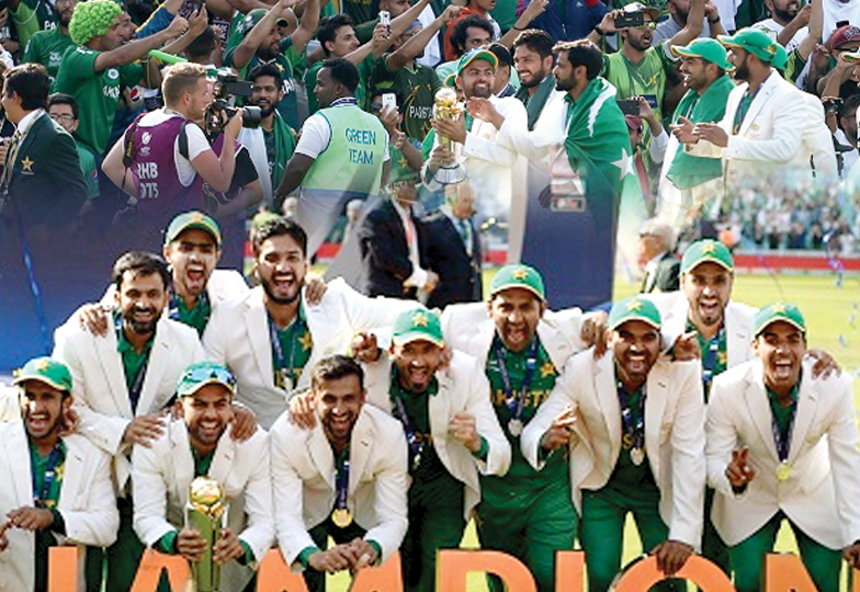 پاکستان نے بھارت کو دھول چٹادی،چیمپینئنز ٹرافی کا فاتح بن گیا
