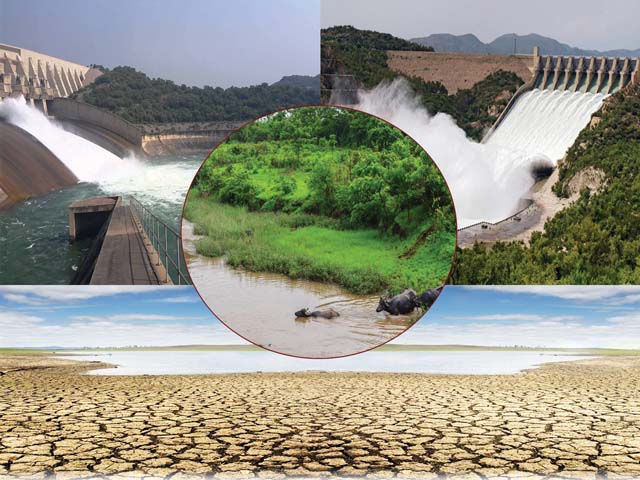 تربیلا اور منگلا بند کی زبوں حالی‘ پاکستان کو ڈھائی لاکھ ایکڑ فٹ پانی کی کمی کاسامنا !
