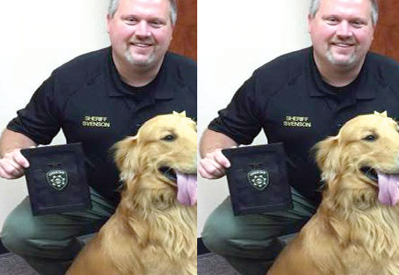 امریکا میں ایک پالتو کتا اعزازی پولیس افسر بن گیا