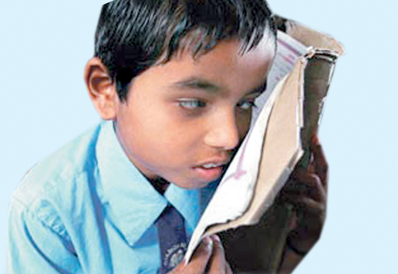 نابینا بچوں کے لیے مندر میں علم کی روشنی