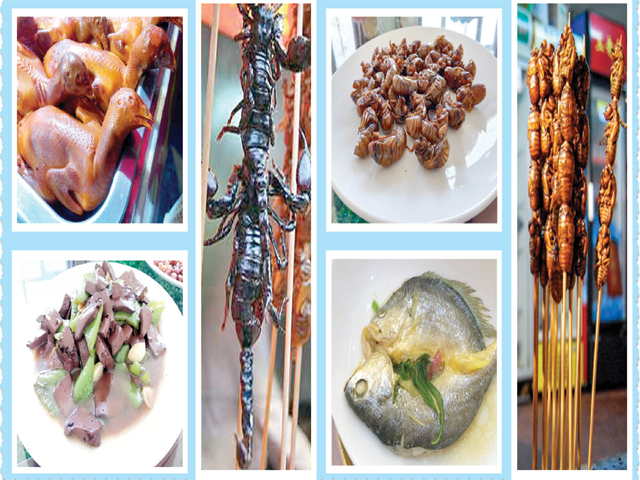 چین کے عجیب وغریب کھانے ‘جن کوسن کرہی جی متلاجائے