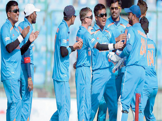 بھارت نے پاکستان کو شکست دے کر بلائنڈ کرکٹ ورلڈ کپ جیت لیا