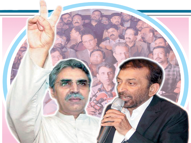 ایم کیوایم پاکستان تقسیم سے دوچار: عامر خان اور فاروق ستار گروپ ایک دوسرے کے خلاف سرگرم