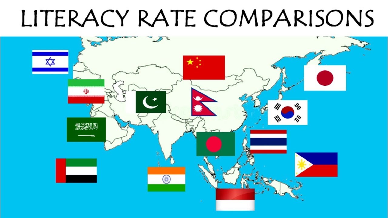 جنوبی ایشیائی ممالک میں صرف افغانستان کی شرح خواندگی پاکستان سے کم