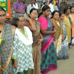 صنفی عدم مساوات کے خلاف لاکھوں بھارتی خواتین نے انسانی زنجیر بناڈالی