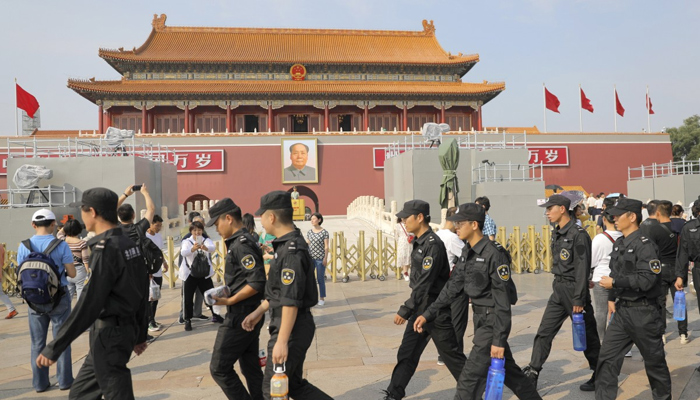 چین کے قومی دن پربیجنگ میں سکیورٹی ہائی الرٹ