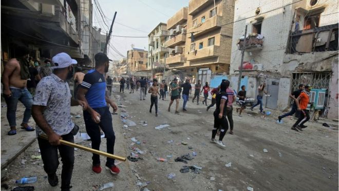 عراق میں مہنگائی اور کرپشن کے خلاف حکومت مخالف مظاہرے جاری