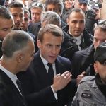 فرانسیسی صدر چرچ کے باہر اسرائیلی اہلکاروں کو دیکھ کر برہم