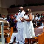 امریکی پولیس کے ہاتھوں مارے جانیوالے جارج فلائیڈ کی آخری رسومات ادا