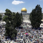 فلسطینی عوام کا غدار حکمرانوں کا القدس میں داخلہ بند کرنے کا مطالبہ