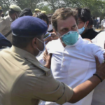 یو پی پولیس نے راہول گاندھی کو حراست میں لے لیا