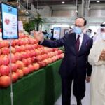 دبئی کی تازہ پھلوں اور سبزیوں کی مارکیٹ میں اسرائیلی اشیاء کی نمائش