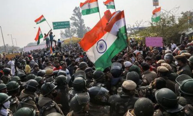 بھارت،زرعی اصلاحات کے خلاف سراپا احتجاج مظاہرین تشدد کے ذمہ دار نہیں تھے ، کسان رہنما