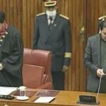 صادق سنجرانی چیئرمین مرزا آفریدی ڈپٹی چیئرمین سینیٹ منتخب