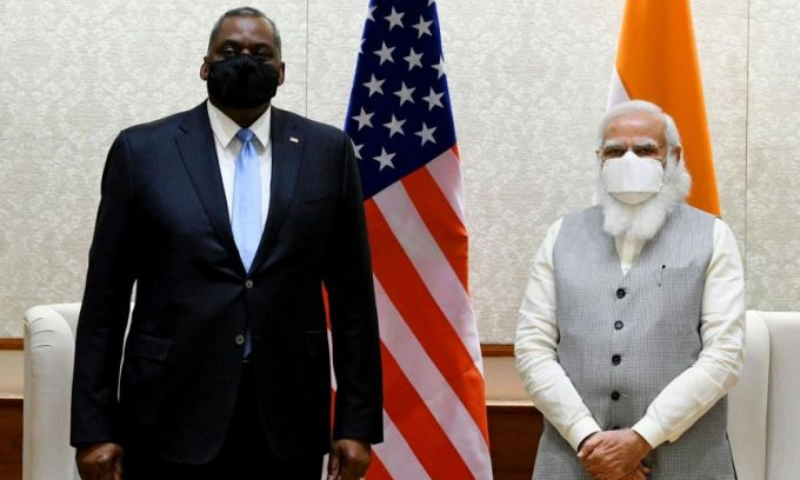 امریکی وزیردفاع کا بھارت کا پہلا دورہ، چین پر تبادلہ خیال