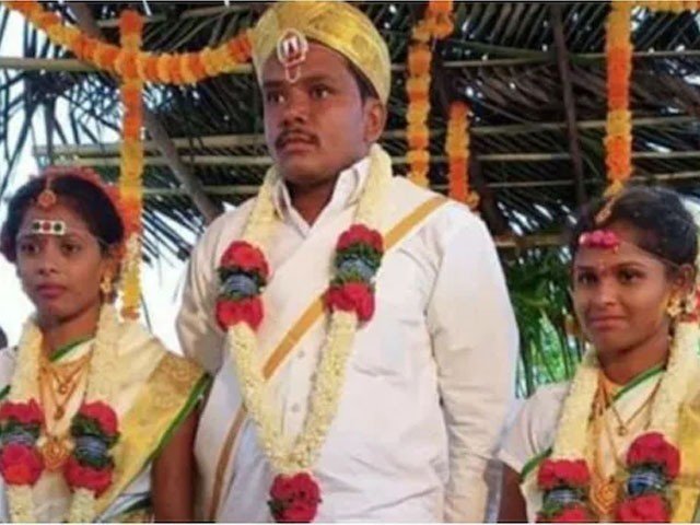 بھارت ، ایک ہی وقت میں دو سگی بہنوں سے شادی کرنے والے دلہاگرفتار