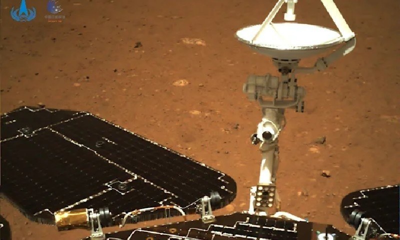 چین کے مریخ پر اترنے والے مشن کی اولین تصاویر جاری