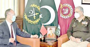 آرمی چیف سے چینی سفیر،قطری نمائندہ خصوصی کی ملاقاتیں،افغان امن عمل پر غور