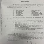 نسلہ ٹاور تعمیر کی اجازت دینے والے اجلاس کا خط پولیس کو مل گیا