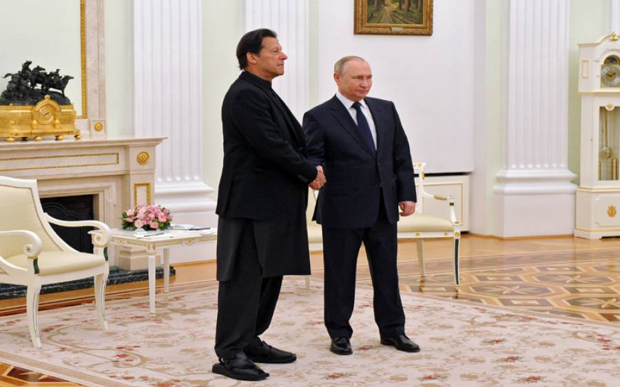 وزیر اعظم عمران خان اور روسی صدر ولادی میر پیوٹن کے درمیان ون آن ون ملاقات