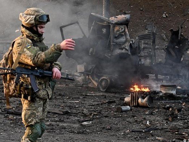 روس کا بڑے پیمانے پر یوکرین کا جنگی سازو سامان تباہ کرنے کا دعویٰ