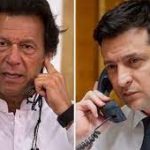 وزیراعظم عمران خان سے یوکرین کے صدر ولودومیر زیلنسکی کا ٹیلی فون پر رابطہ