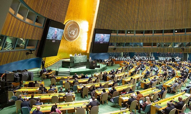 یوکرین تنازع پر اقوامِ متحدہ میں بحث، پاکستان کا شرکت نہ کرنے کا فیصلہ