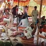 عمران خان کی رہائش گاہ بنی گالہ ہاؤس کے عقب میں خیمے لگادیے گئے