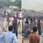 سندھ میں قوم پرست جماعتوں کے دھرنے ،سہراب گوٹھ پرمشتعل افرادکاہنگامہ