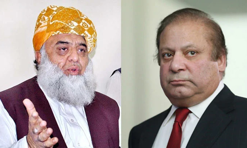 عمران خان سے کوئی رعایت نہیں کرنی‘نواز شریف‘فضل الرحمن