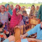 جیکب آباد،متاثرینِ سیلاب کا امداد نہ ملنے پر احتجاج