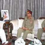 صدر سے جنرل ساحر شمشاد مرزا اور نئے آرمی چیف جنرل عاصم منیر کی ملاقاتیں