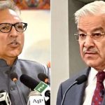 عارف علوی نے سیاسی دانشمندی کا ثبوت دیا، خواجہ آصف صدرِمملکت کے معترف