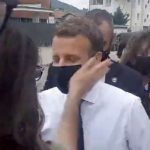 فرانسیسی صدر کو ایک مرتبہ پھر تھپڑ پڑ گیا، ویڈیو وائرل