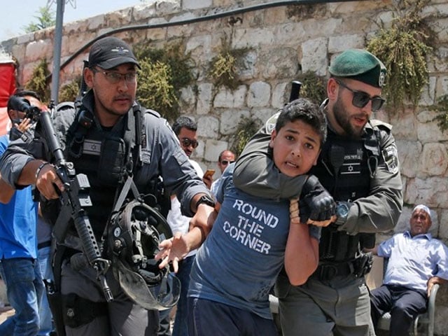 اسرائیلی فوج نے 1967 کے بعد 50 ہزار فلسطینی بچوں کو گرفتار کیا