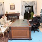 وزیر اعظم شہباز شریف سے نئے آرمی چیف جنرل عاصم منیر کی ملاقات