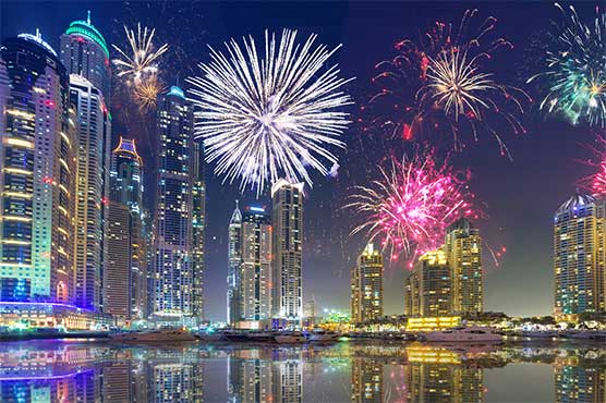 2022الوداع ، دنیا کے کئی ممالک میں نئے سال 2023 کا آتش بازی اور جشن کے ساتھ استقبال