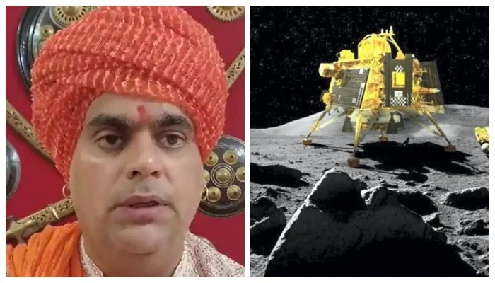 چندریان تھری کی کامیابی پر بھارتی نجومی کا پاگل پن، چاند کو ہندو سلطنت قرار دینے کا مطالبہ