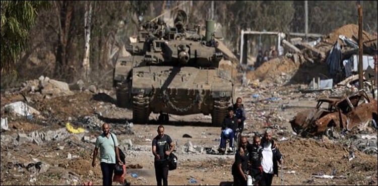اسرائیل کی سفاکیت، نہتے فلسطینیوں کو ٹینکوں سے کچلنے لگا