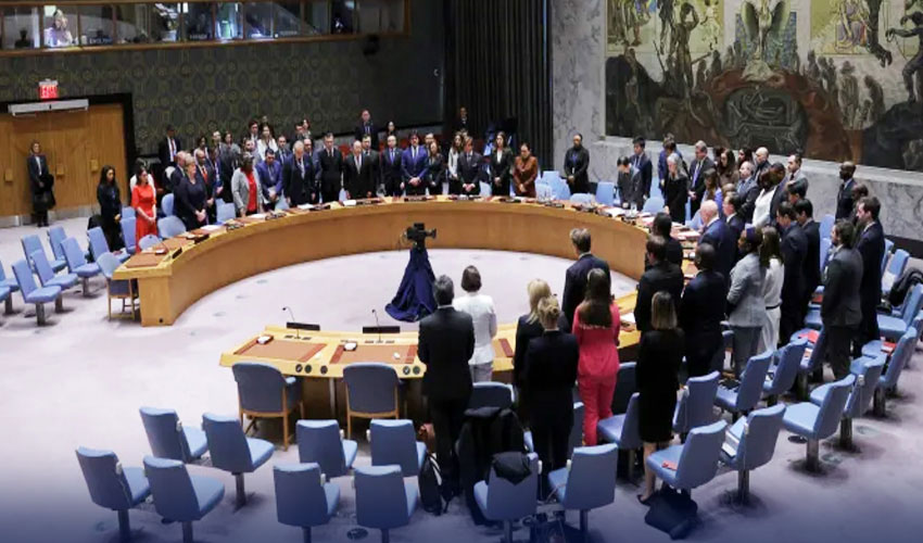 سلامتی کونسل اجلاس، غزہ میں فوری جنگ بندی کی قرارداد منظور