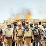 کندھ کوٹ میں ڈاکوئوں کے خلاف آپریشن، کئی ٹھکانوں کو مسمار کرکے آگ لگا دی