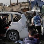 اسرائیلی فوج کا این جی او کی گاڑی پر حملہ،7امدادی کارکن ہلاک