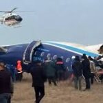 قازقستان کے شہر اکتا میں آذربائیجان کا مسافر طیارہ گر کر تباہ ہوگیا جس میں 41افراد ہلاک اور31زخمی ہوگئے